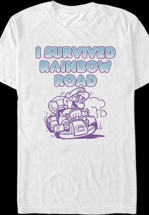 I Survived Rainbow Road Mario Kart T-Shirt