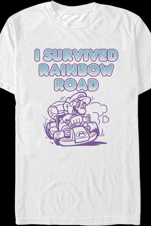 I Survived Rainbow Road Mario Kart T-Shirtmain product image