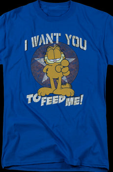 I Want You To Feed Me Garfield T-Shirt