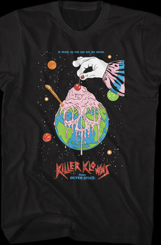 Ice Cream Poster Killer Klowns From Outer Space T-Shirt