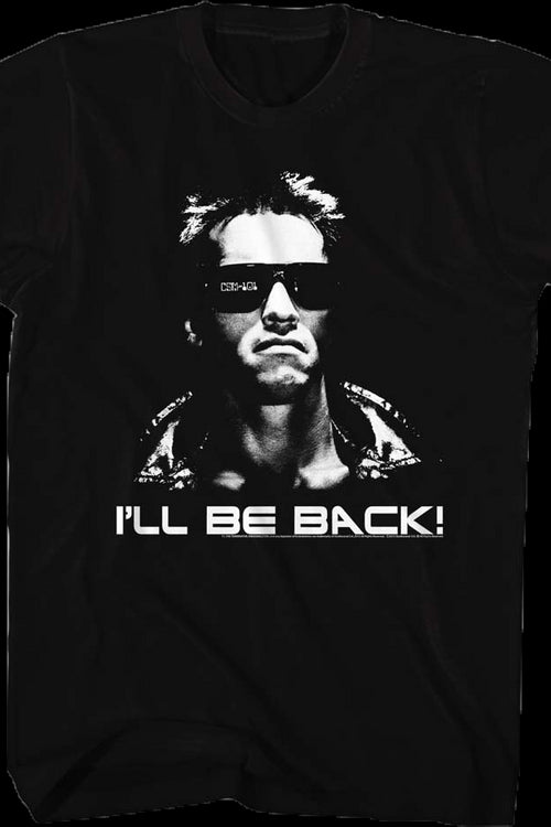 I'll Be Back Terminator T-Shirtmain product image