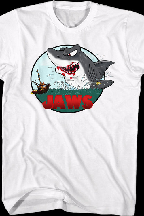 Illustrated Attack Jaws T-Shirtmain product image