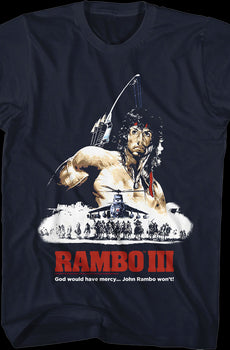 Illustrated Poster Rambo III T-Shirt
