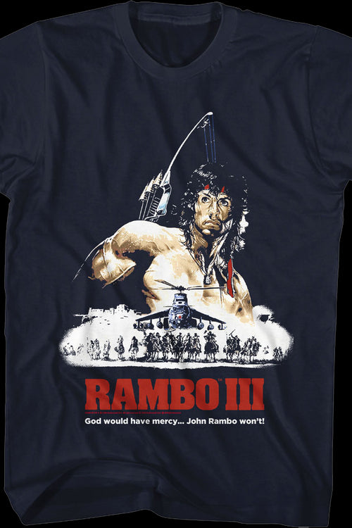 Illustrated Poster Rambo III T-Shirtmain product image