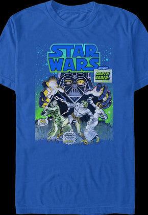In Battle With Darth Vader Star Wars T-Shirt