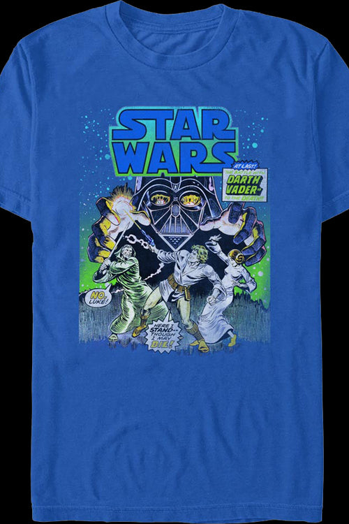 In Battle With Darth Vader Star Wars T-Shirtmain product image