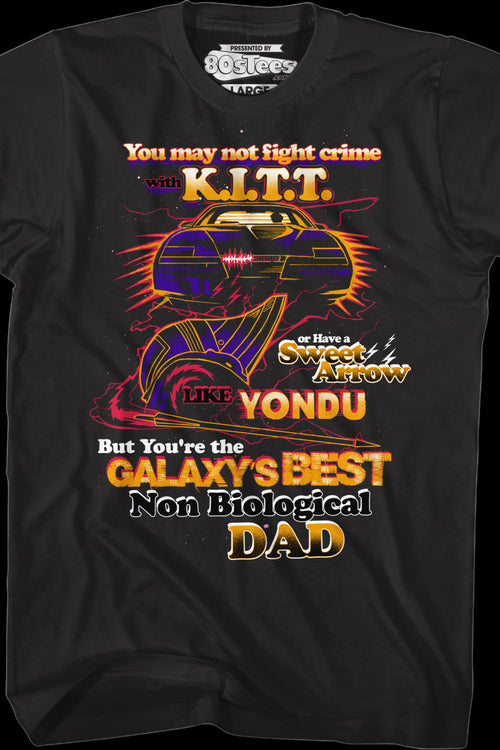 Inspired by Guardians of the Galaxy Non Biological Dad T-Shirtmain product image