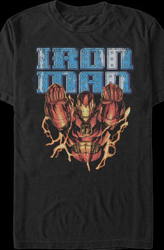 Iron Man Electric Flight Marvel Comics T-Shirt