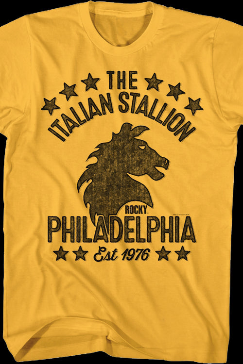 Italian Stallion Est. 1976 Rocky T-Shirtmain product image