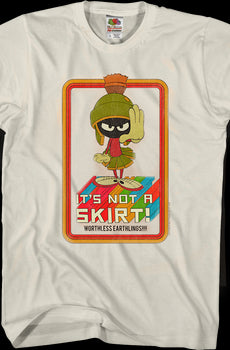 It's Not A Skirt Marvin The Martian Looney Tunes T-Shirt