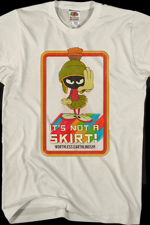 It's Not A Skirt Marvin The Martian Looney Tunes T-Shirtmain product image
