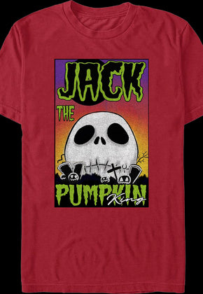 Jack The Pumpkin King Nightmare Before Christmas T-Shirt
