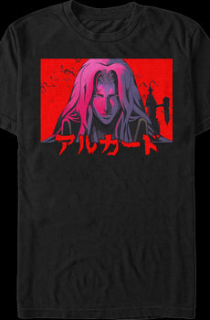 Japanese Alucard Photo Castlevania T-Shirt