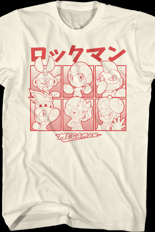 Japanese Blocks Mega Man T-Shirtmain product image