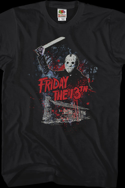 Jason Attacks Friday the 13th T-Shirtmain product image