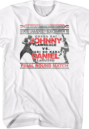 Johnny Vs Daniel Karate Kid T-Shirt