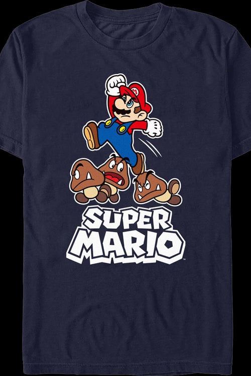 Jumping On Goombas Super Mario Bros. T-Shirtmain product image