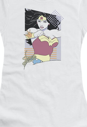 Ladies Action Pose Wonder Woman Shirt