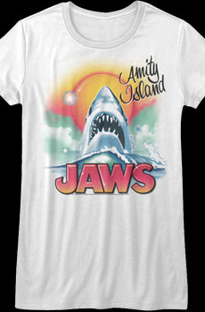 Ladies Airbrush Jaws Shirt