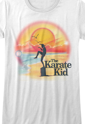 Ladies Airbrush Karate Kid Shirt