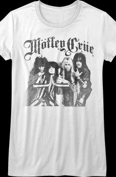 Ladies Black and White Motley Crue Shirt