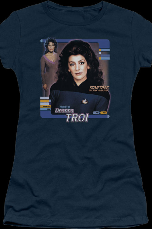 Ladies Deanna Troi Star Trek The Next Generation Shirtmain product image