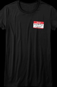 Womens Hello My Name Is Inigo Montoya Princess Bride Shirt