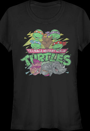 Ladies Heroes And Villains Teenage Mutant Ninja Turtles Shirt