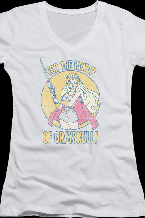 Ladies Honor of Grayskull She-Ra V-Neck Shirtmain product image