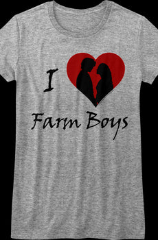 Womens I Love Farm Boys Princess Bride Shirt