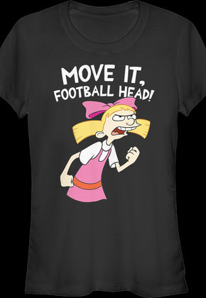 Ladies Move It Football Head Hey Arnold Shirt