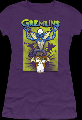 Ladies Purple Gizmo's Nightmare Gremlins Shirt