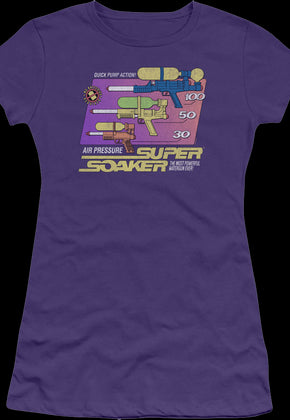 Ladies Purple Super Soaker Shirt