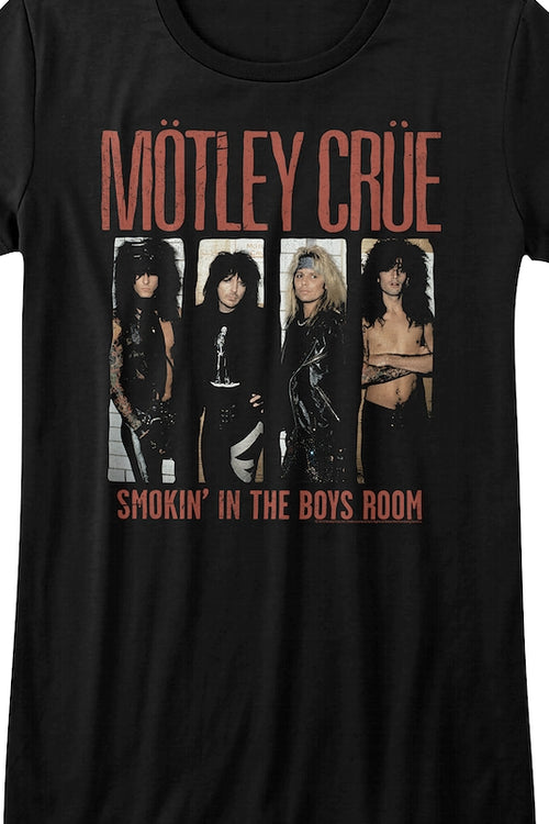 Ladies Smokin' In The Boys Room Motley Crue Shirtmain product image