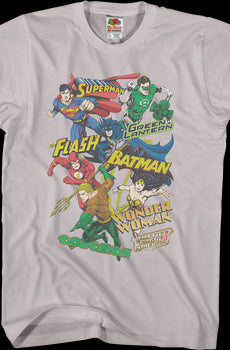 Justice League of America Characters T-Shirt