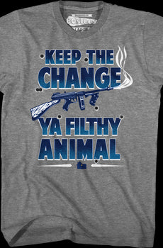 Keep The Change Ya Filthy Animal Home Alone T-Shirt