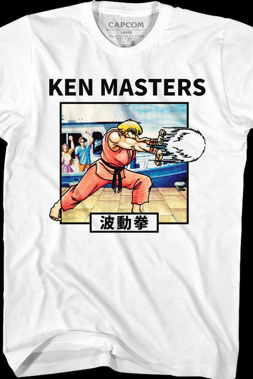 Ken Masters Hadoken Street Fighter T-Shirtmain product image