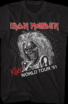 Killer World Tour '81 Iron Maiden T-Shirt