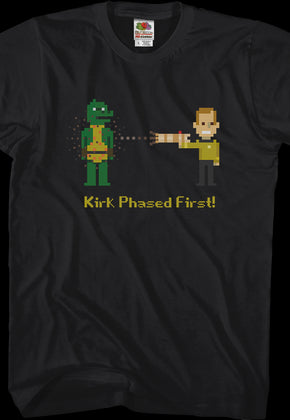 Kirk Phased First Star Trek T-Shirt