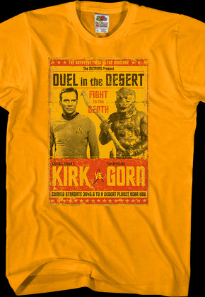 Kirk vs Gorn Star Trek T-Shirt