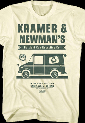 Kramer and Newman's Recycling Co. Seinfeld T-Shirt