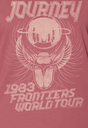 Ladies 1983 Frontiers World Tour Journey Muscle Tank Top