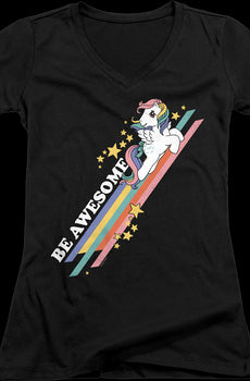 Ladies Be Awesome My Little Pony V-Neck Shirt