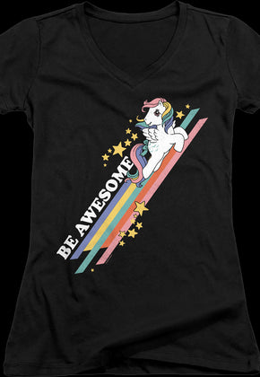 Ladies Be Awesome My Little Pony V-Neck Shirt