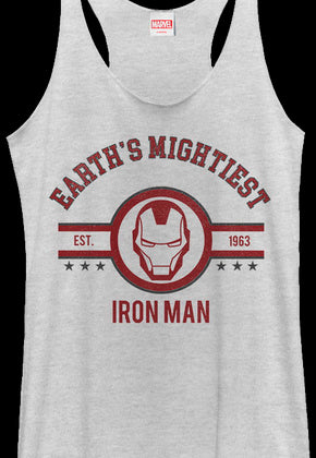 Ladies Earth's Mightiest Iron Man Tank Top