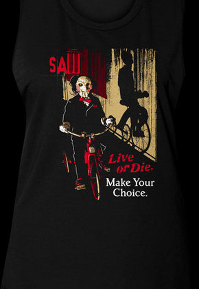 Ladies Make Your Choice Saw Muscle Tank Top