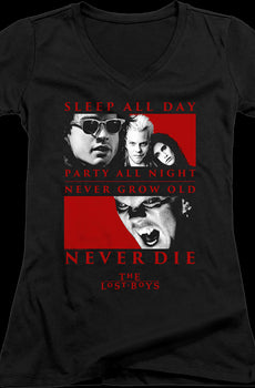 Ladies Never Die Lost Boys V-Neck Shirt