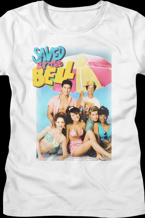 Womens On The Beach Saved By The Bell Shirtmain product image