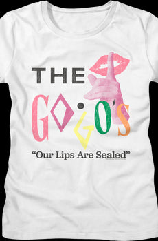 Womens Our Lips Are Sealed Go-Go's Shirt