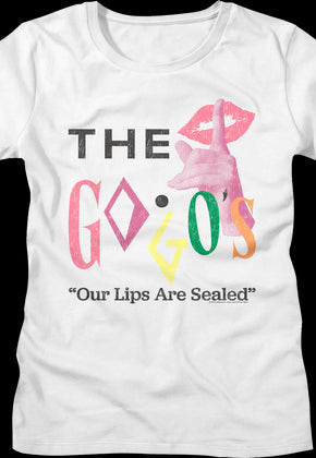 Womens Our Lips Are Sealed Go-Go's Shirt
